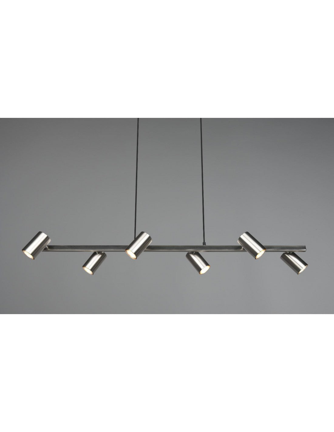 Araña 6 Focos Orientables GU10 Marley Nichel Trio Lighting