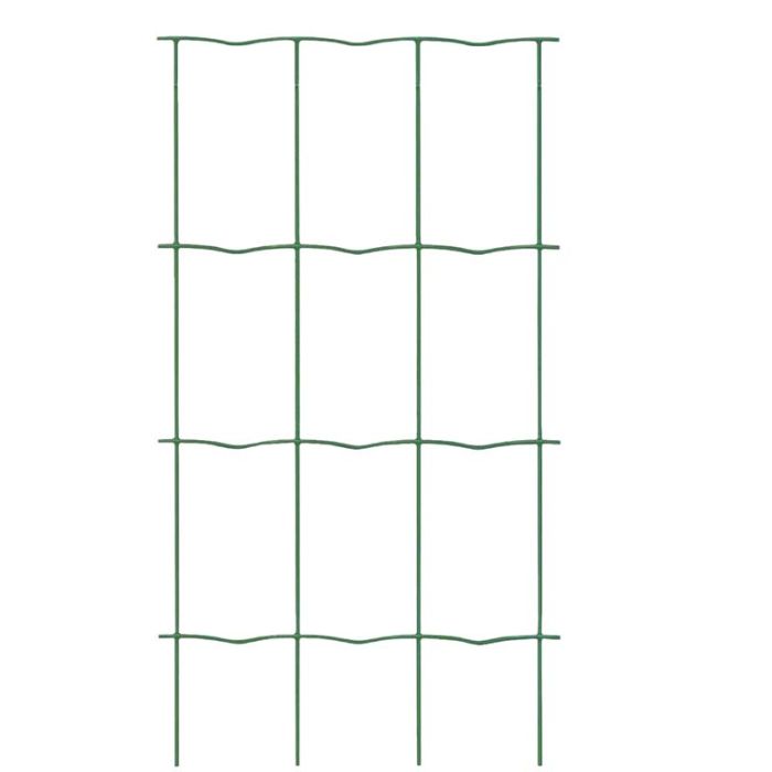 Rejilla metálica plastificada, h.1,80x10 m, verde