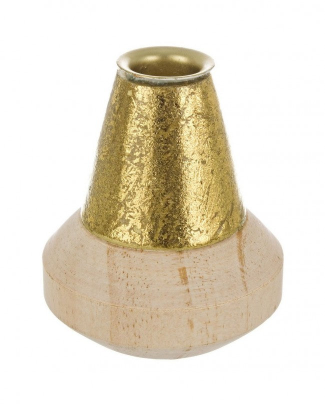 6x Portavelas Wien Dorado Brillante