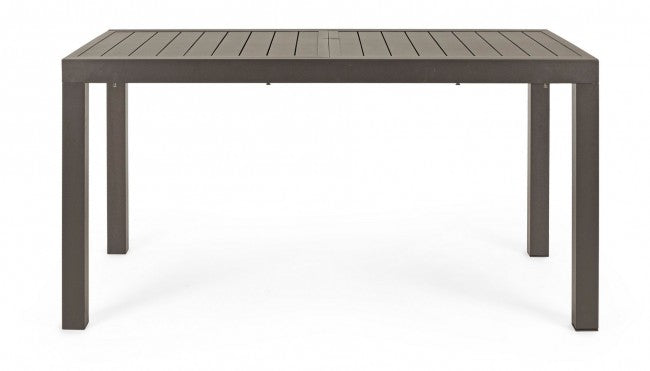 Mesa extensible de aluminio para exterior Caffè HILDE YK14 140-210x77x h75 cm