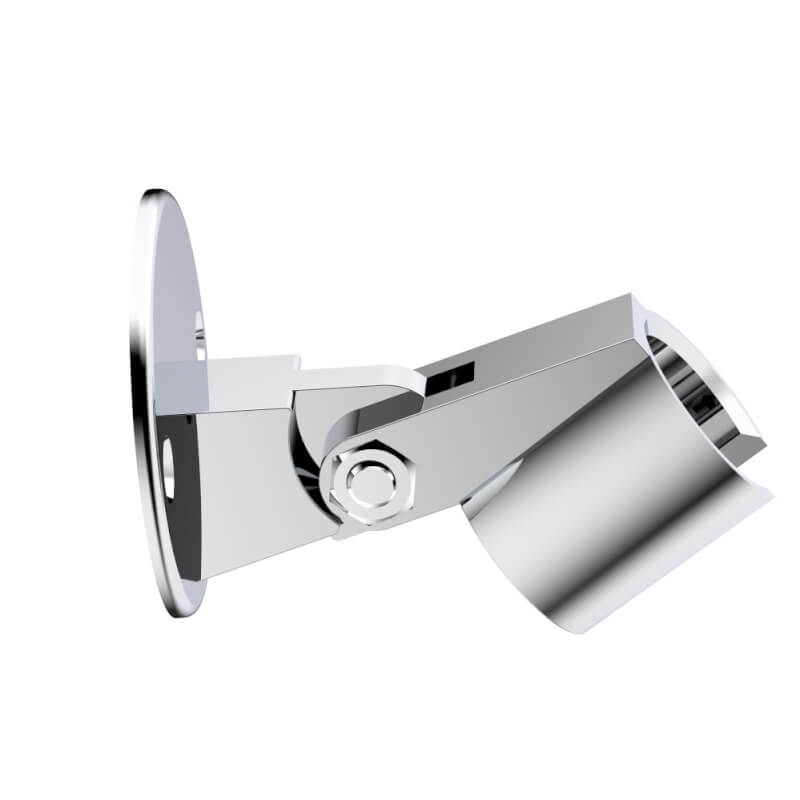 Soporte de ducha cromado