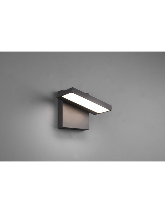 Aplique LED ajustable para exteriores Aluminio antracita IP54 Horton Trio Lighting