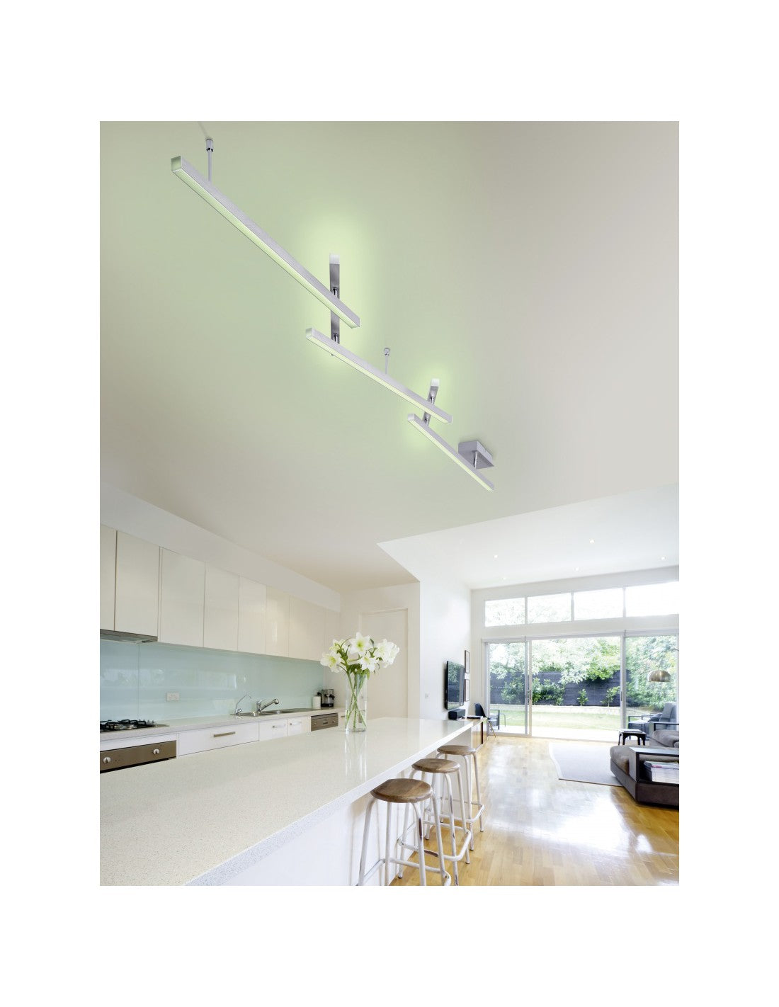 Plafón Varillas Emisión LED RGB Directa e Indirecta Melby Smart Control Trio Lighting