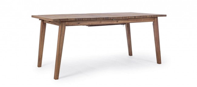 Mesa extensible de madera para exterior VARSAVIA 180-240x90x h76 cm