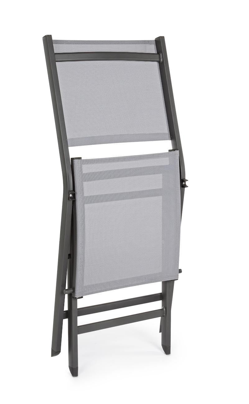 Silla Plegable Elin Antracita-Gris