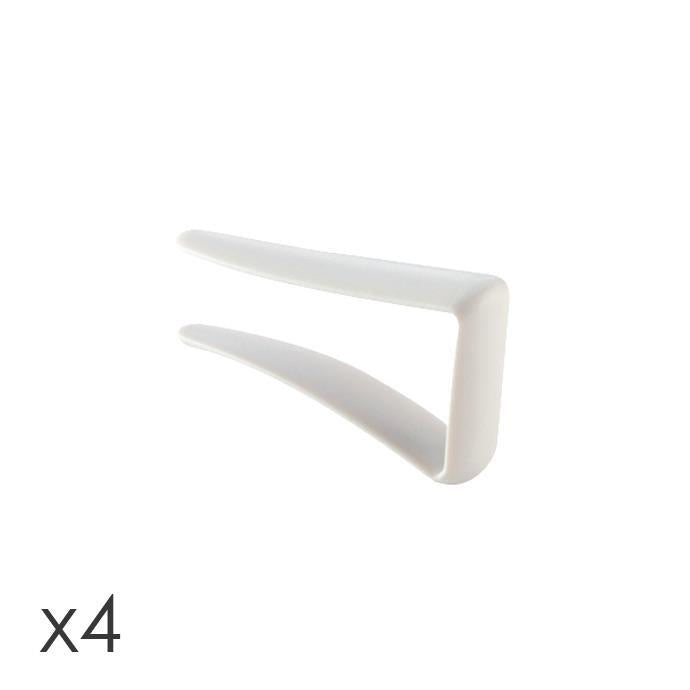 Juego de 4 clips para mantel Presto.