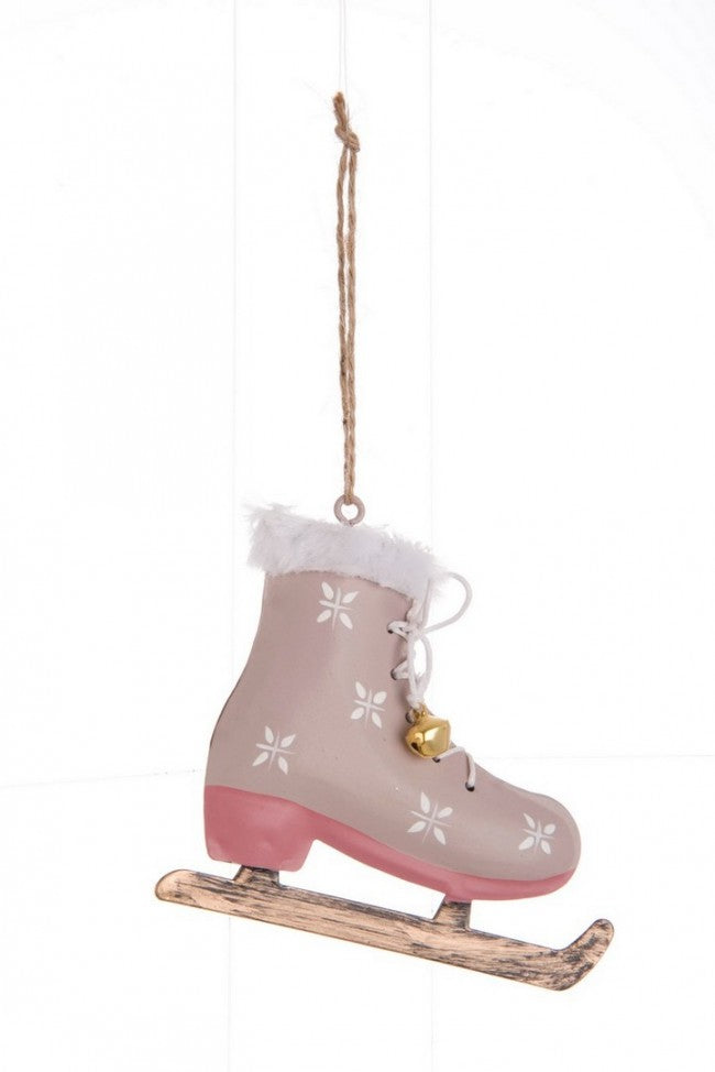 12x Colgante Susan Skate rosa claro