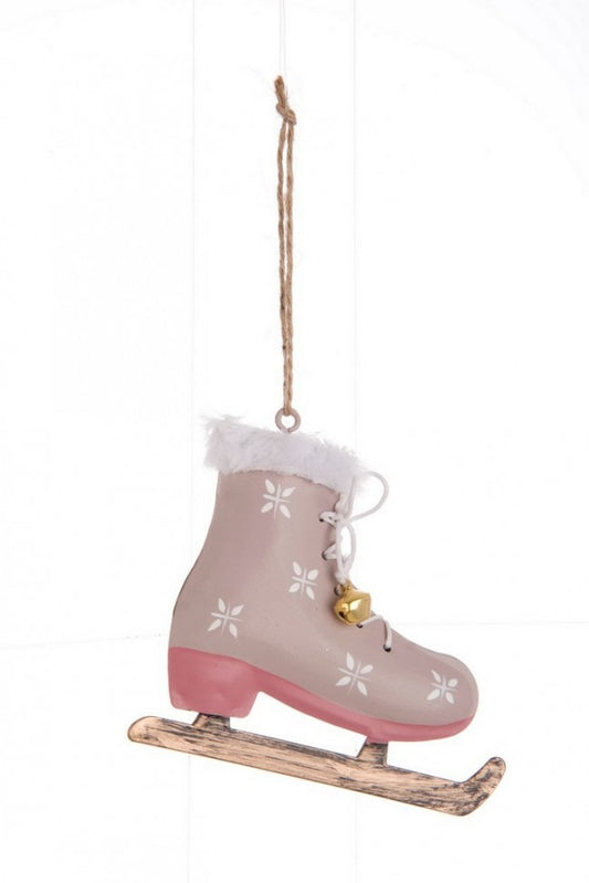 12x Colgante Susan Skate rosa claro
