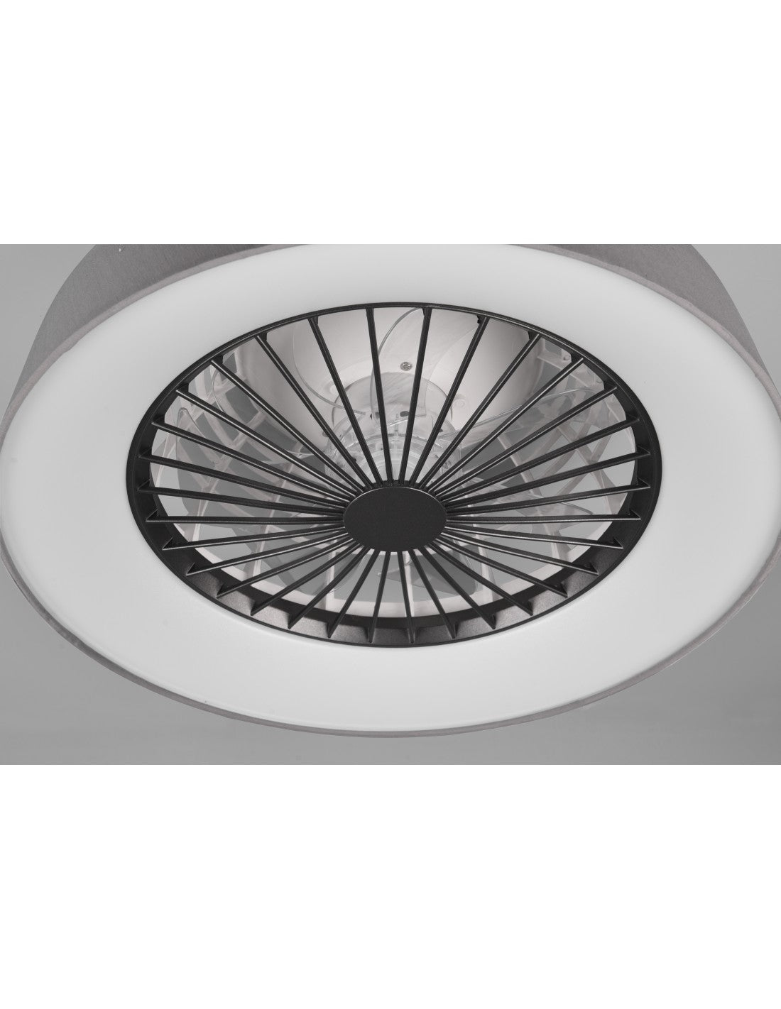 Luz de ventilador moderna LED 30w regulable Farsund Grey Trio Lighting