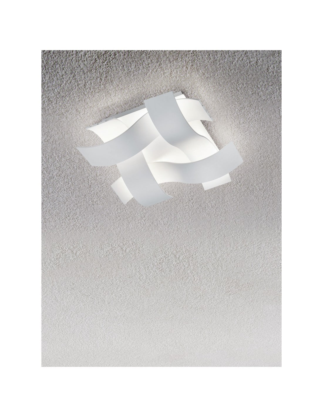 Lámpara de techo moderna Ruby cuadrada LED blanca regulable L35 cm Trio Lighting