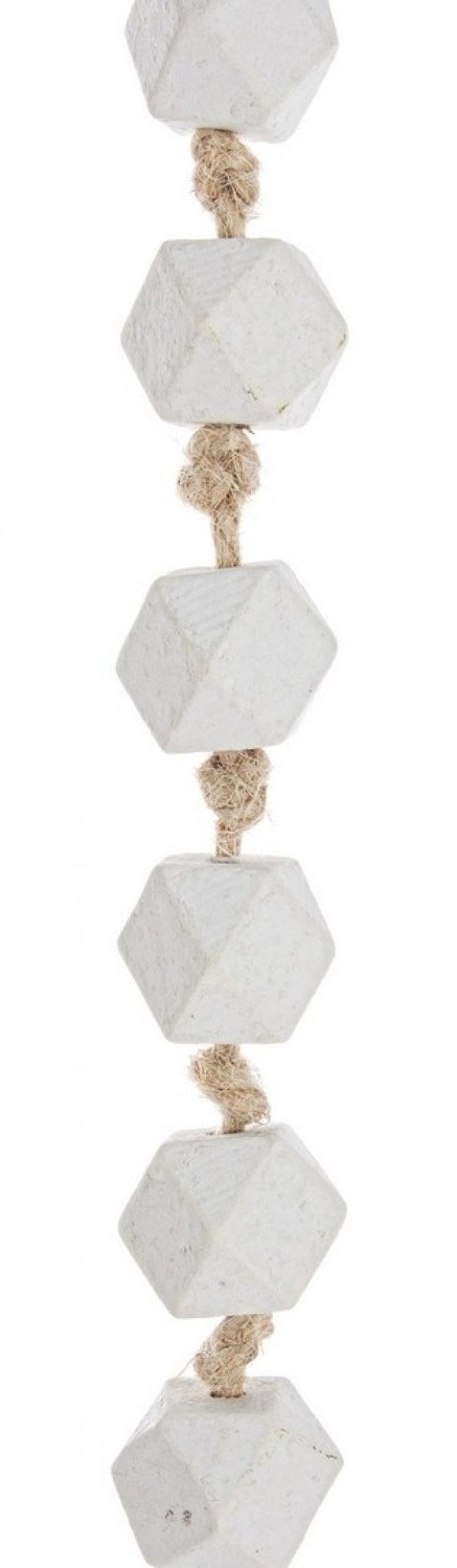 4x Kote de hilo blanco