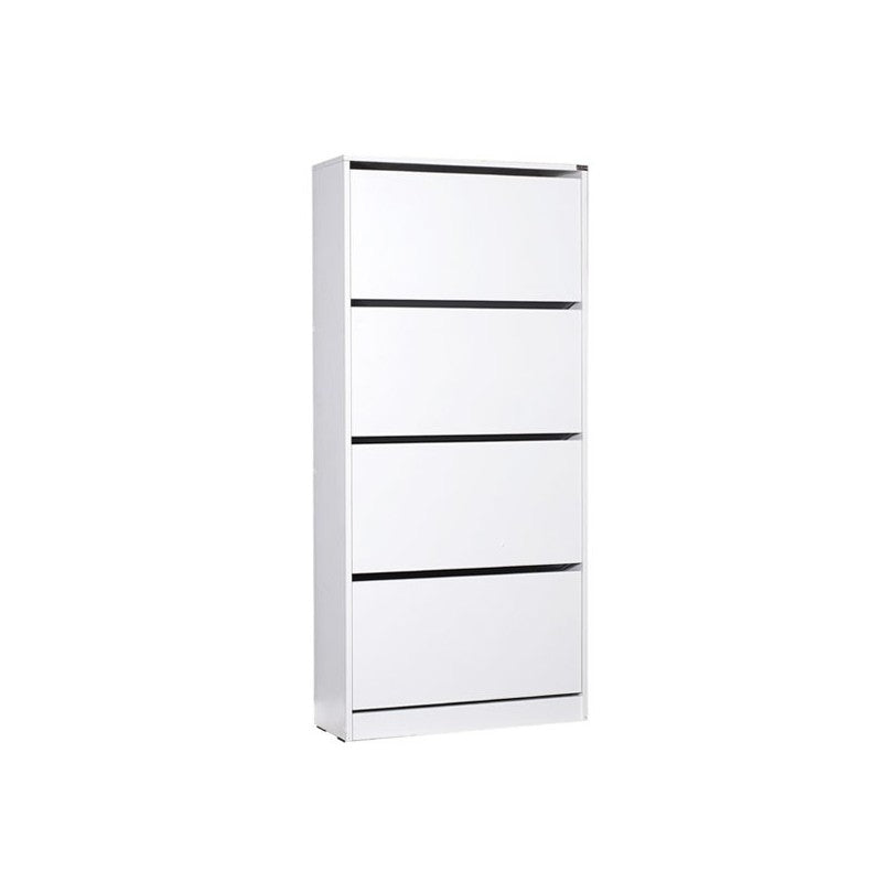 Zapatero 4 puertas blanco 73x26xh.157 cm