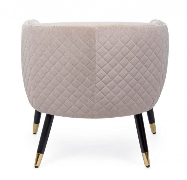 Sillón tapizado estilo ambiente beige