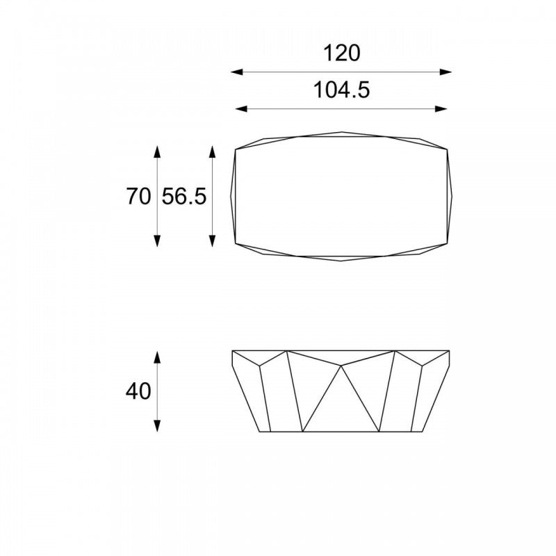 Mesa de centro moderna de piedra fósil beige 120 x 70 xh 40 cm