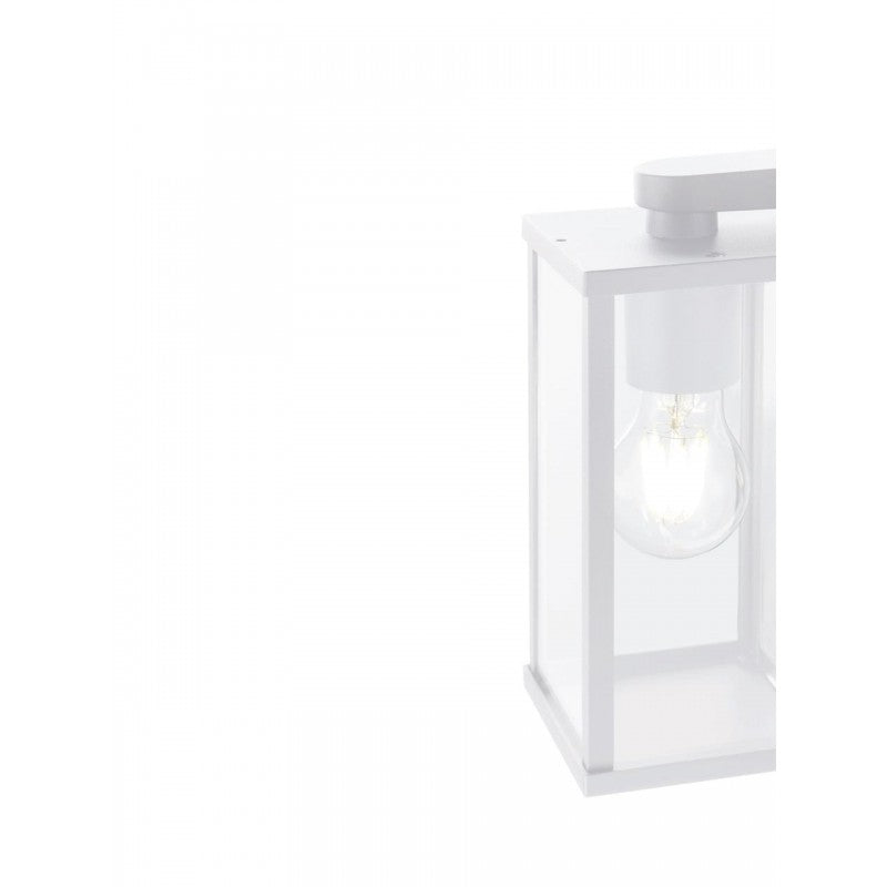 Poste de aluminio fundido a presión. color blanco gofrado 20xh.60 cm