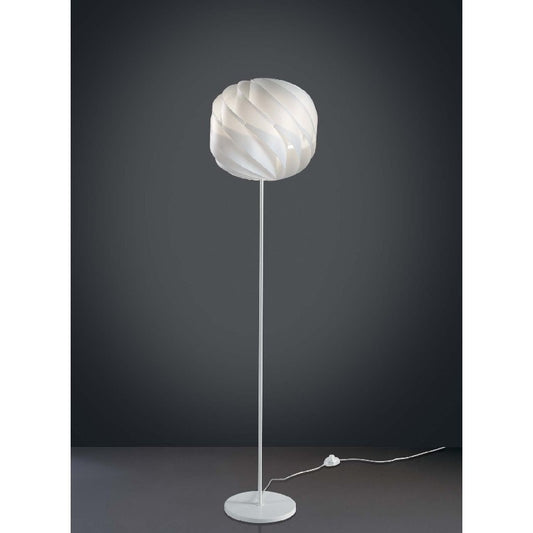Base y pie de lámpara de pie de metal GLOBE blanco diámetro 40x h170 cm