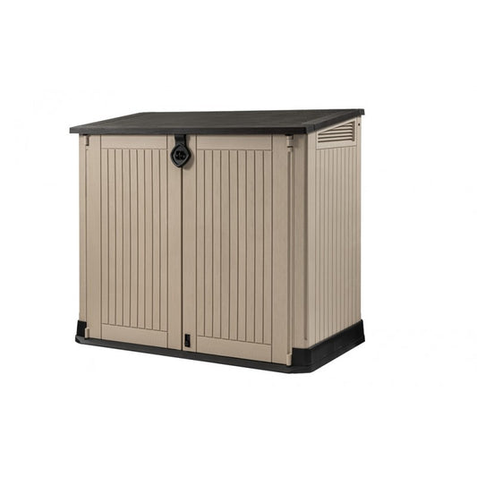 Caja de herramientas STORE IT OUT en resina Beige-Marrón 132x71,5xh.113,5 cm