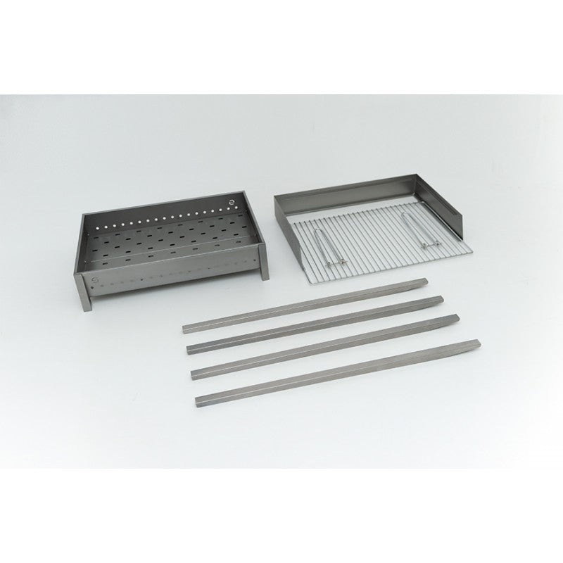 Barbacoa terraza jardín de hierro 40 x 60 cm Vesubio