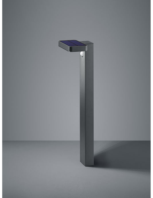 Poste Esquel Led Antracita IP44 Con Sensor De Movimiento Trio Lighting