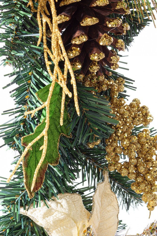 4x Boa Kyle Poinsettia Champán Alt. 180