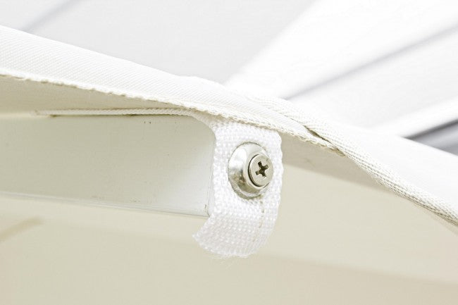 Paraguas de aluminio Alghero blanco gris claro