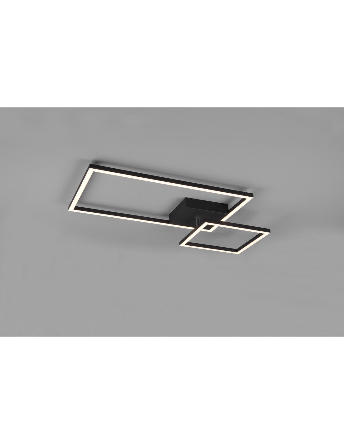 La luz de techo cuadrada ajustable llevó la iluminación del trío del negro de la cacerola del atenuador 4000K