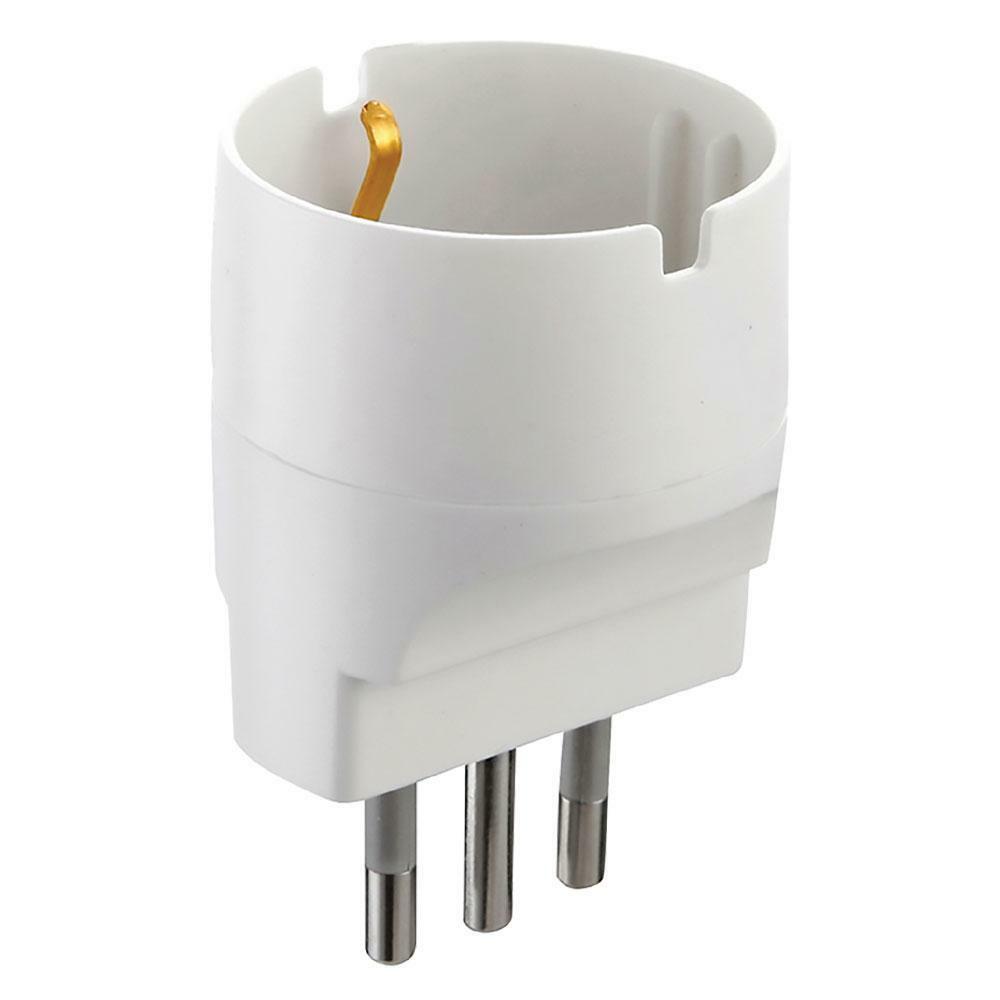 Adaptador de enchufe individual 2P T 16A