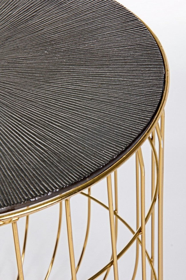 Conjunto de 3 mesas de almacenamiento de diseño Mariam