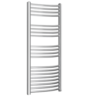 Radiador decorativo cromado curvo Kalura - H 1500 - Int. 400 - L 450