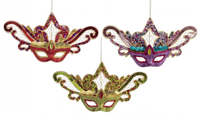 12x Corona Mascara Colgante Ass3