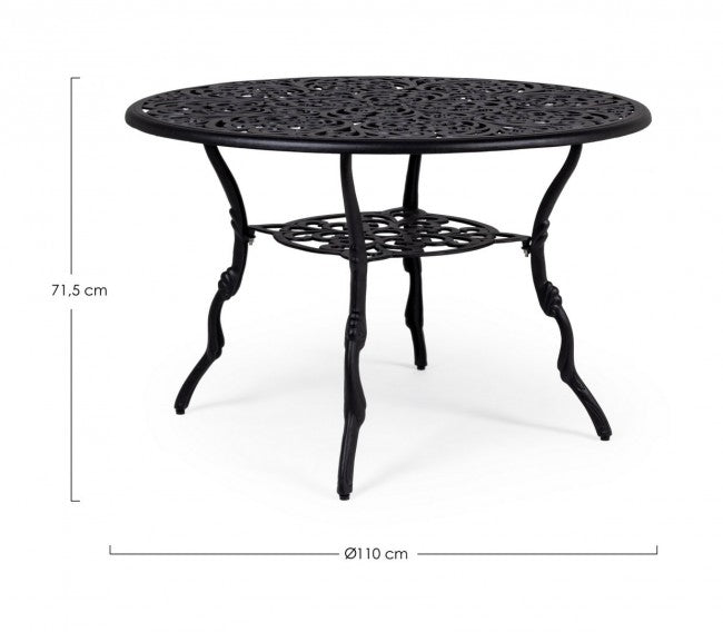 Mesa Victoria antracita d110 Cod.0806071
