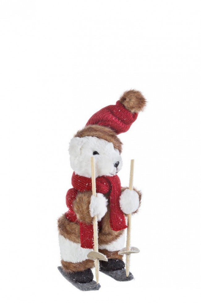 2x Franz Oso Esquiador Rojo S