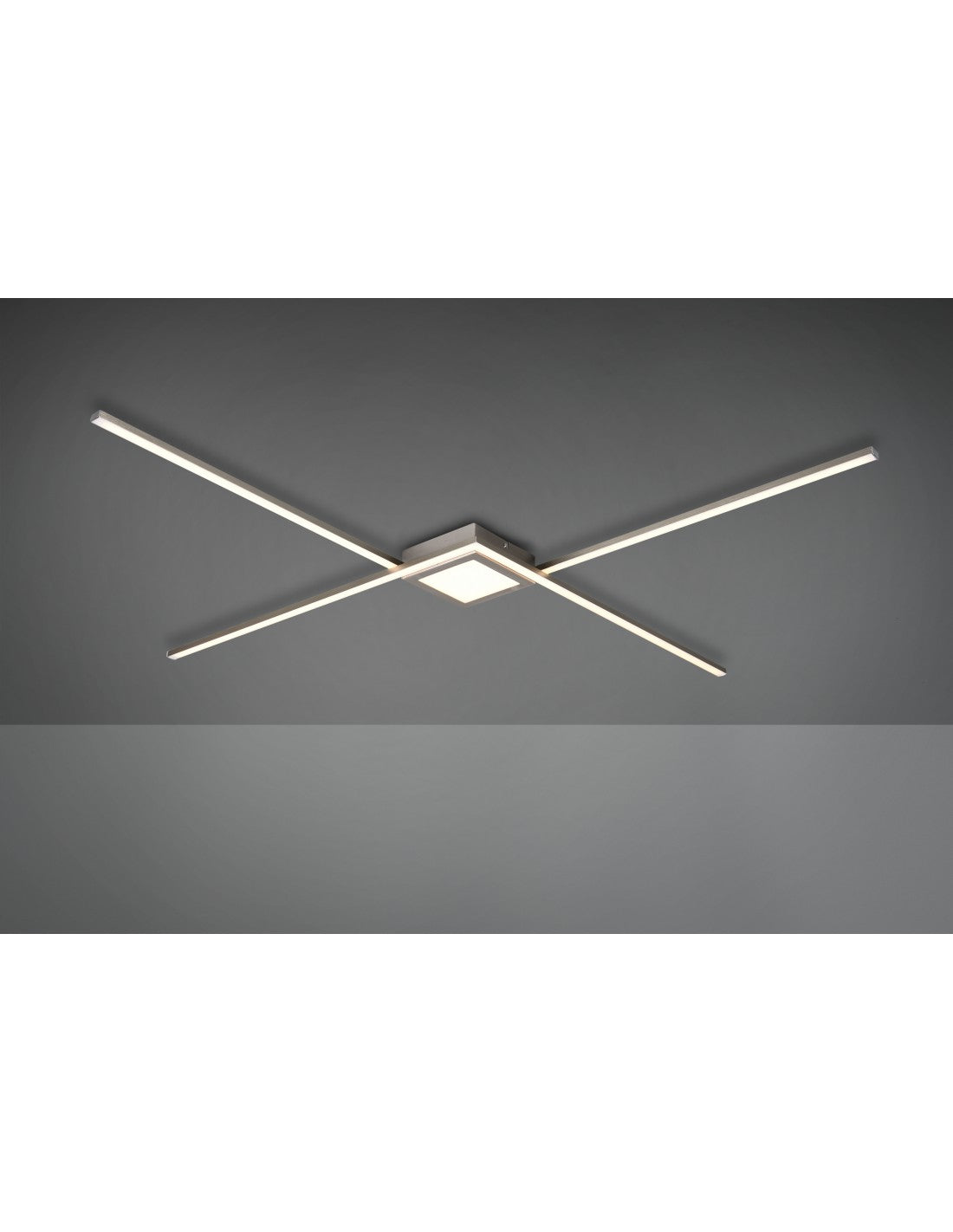 Lámpara de techo Oxford Bacchette Led X Matt Nickel Trio Lighting