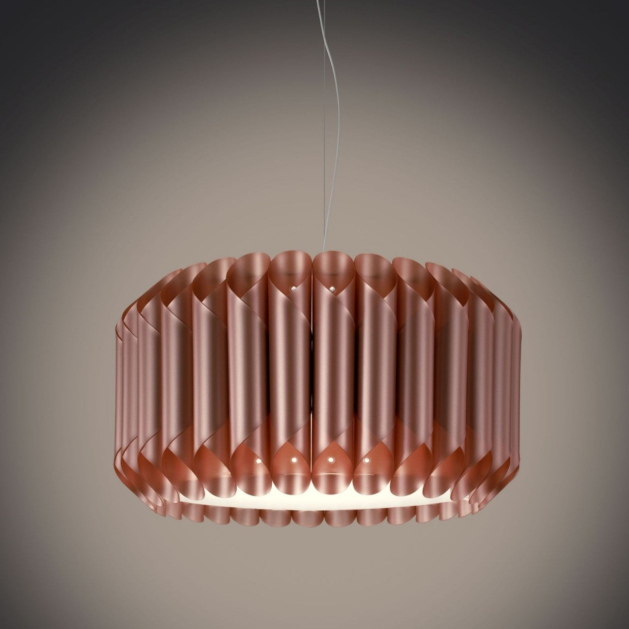 Suspensión Cobre en Metal Cromado Cm. 50 x 31h
