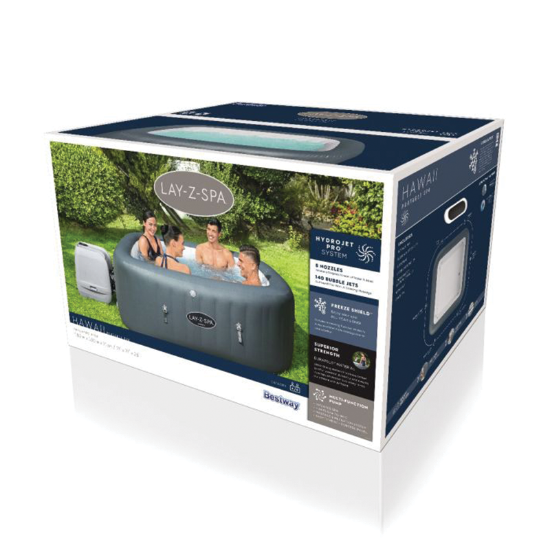 Spa hinchable Lay-Z-Spa Hawaii HydroJet Pro 4-6 personas