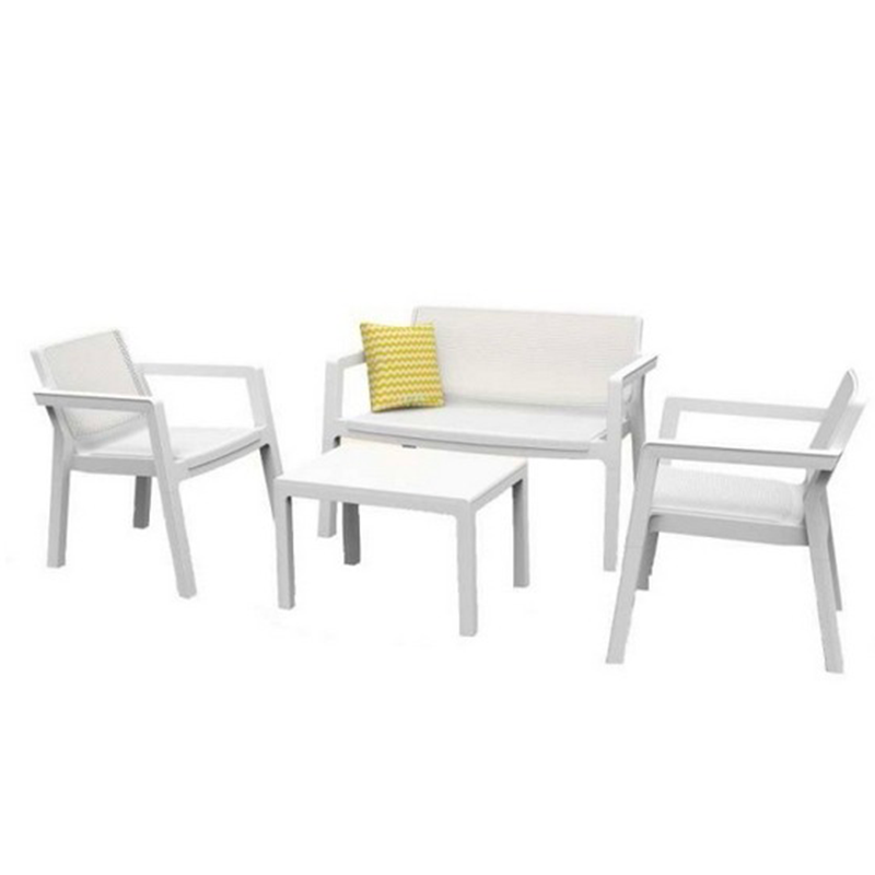Conjunto de salón exterior Keter Emily Lounge blanco