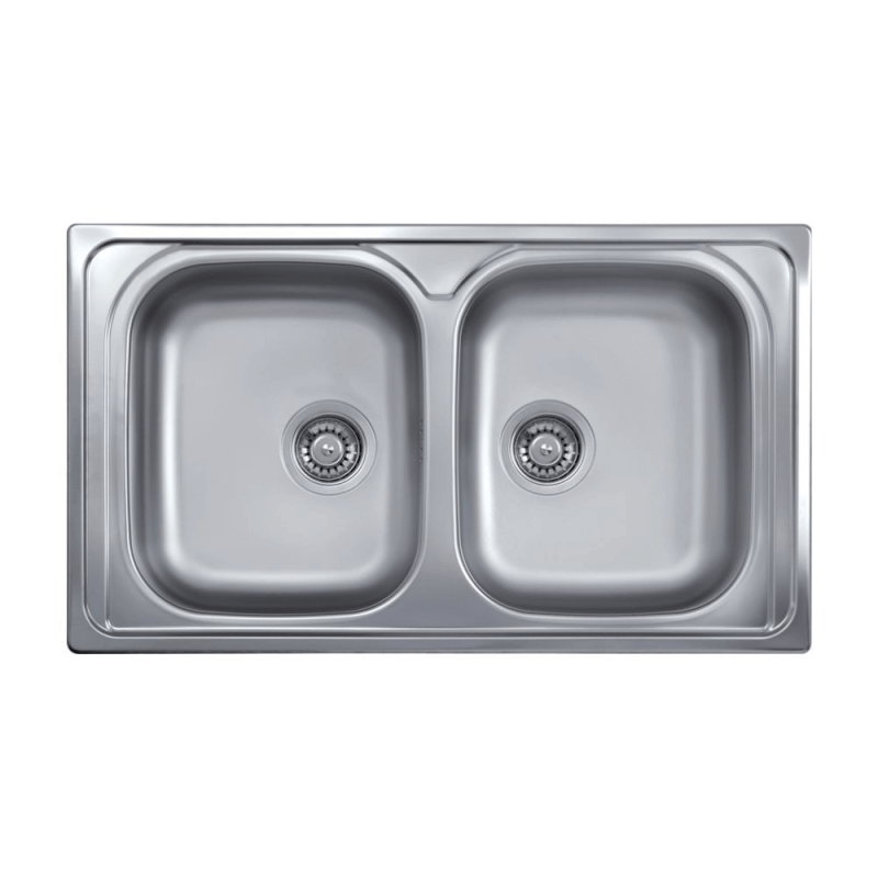 Fregadero 86x50 2 senos SAXT322
