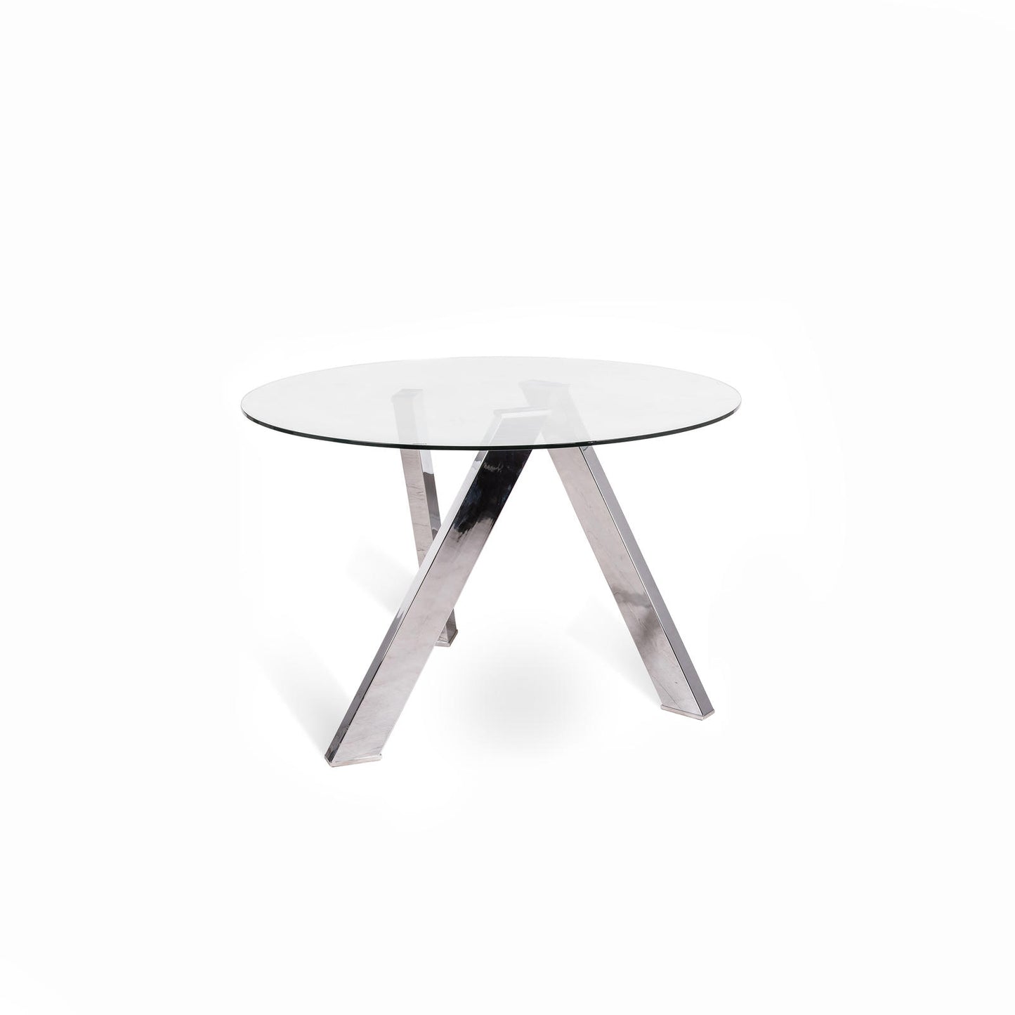 Mesa fija de cristal templado transparente 120x75h cm