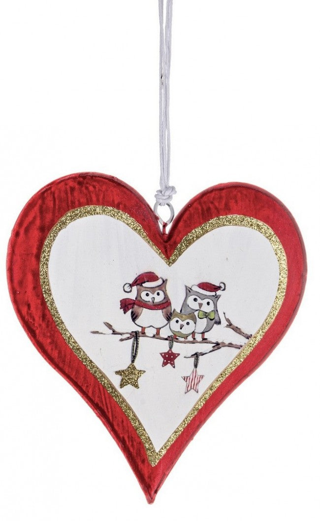 12x Colgante Corazón Thelma L
