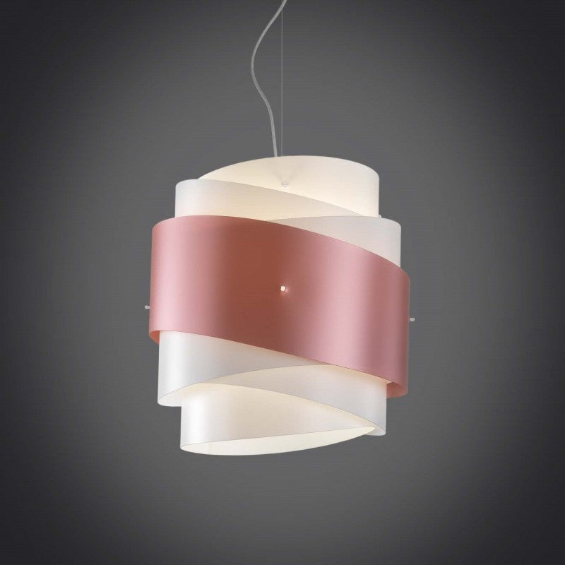 BEA lámpara colgante una luz Rosa diámetro 40x h39 cm
