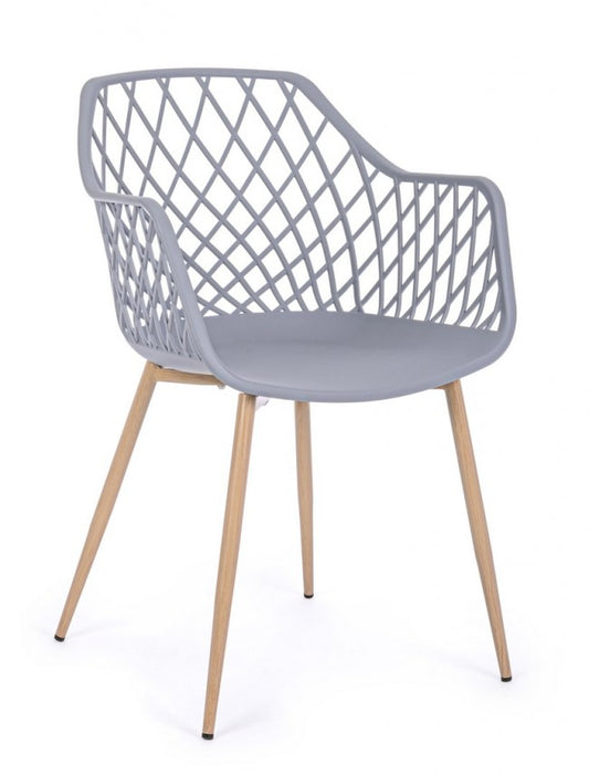 4x Silla Optik Gris