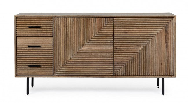 Aparador Darsey de madera con 2 puertas y 3 cajones