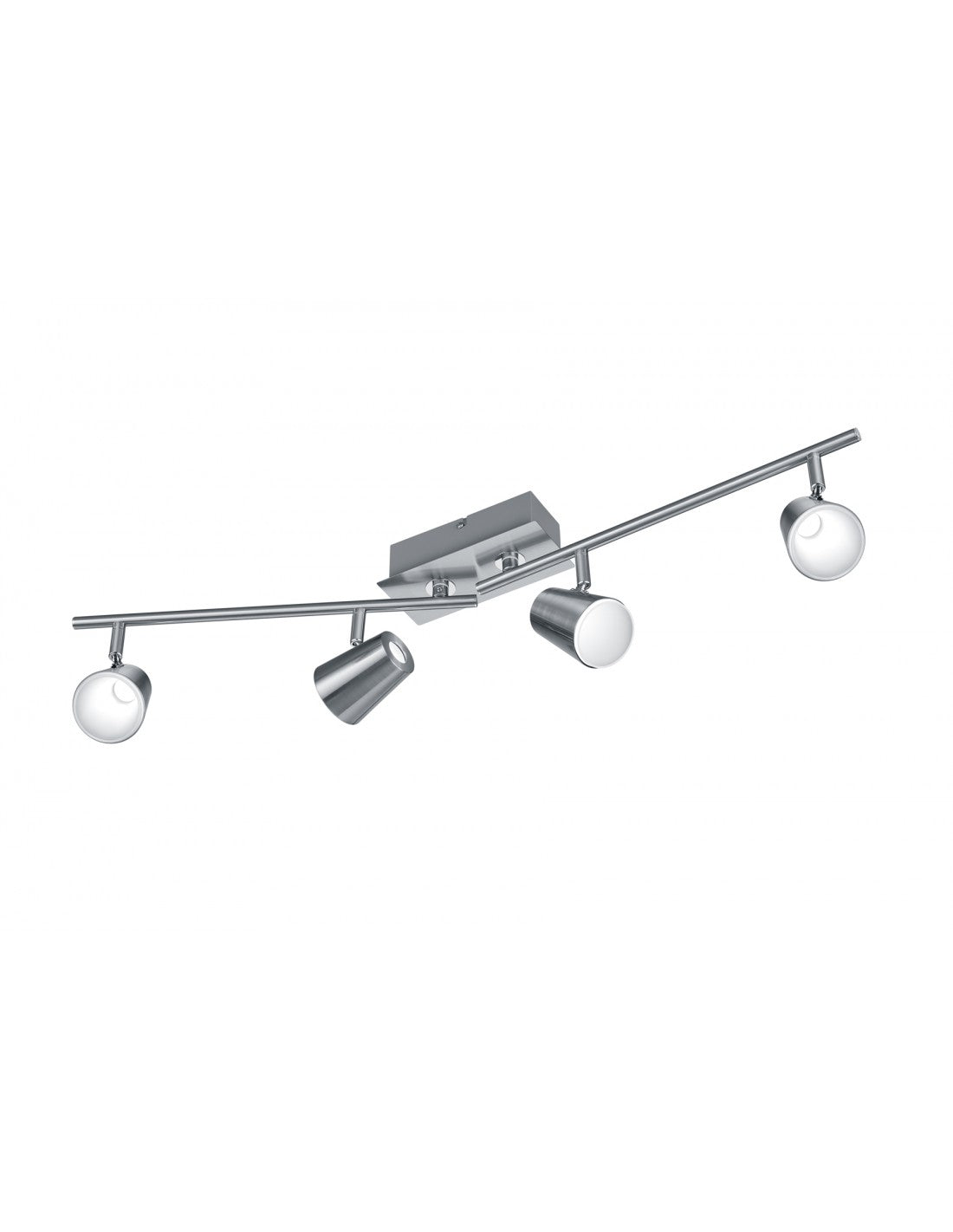 Foco de Techo Orientable 4 Luces Narcos Nichel Trio Lighting