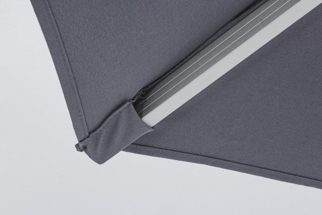 Sombrilla de jardín Viena gris 2,5 m