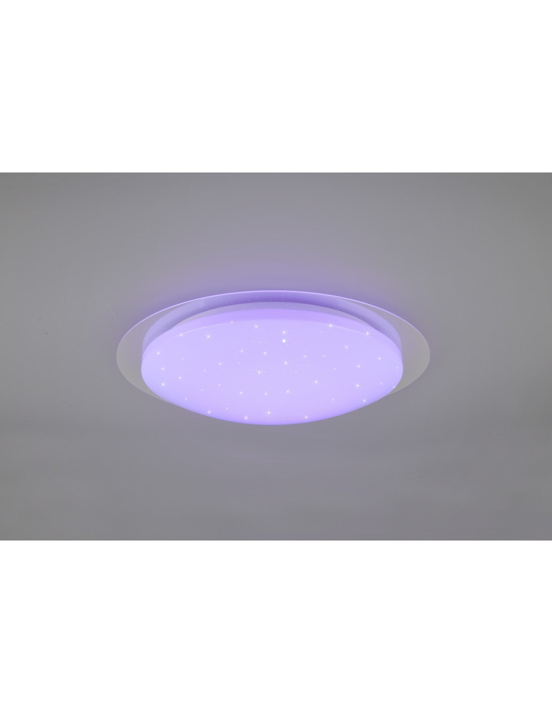 Frodeno Lámpara de techo exterior blanca efecto estrella IP44 Trio Lighting