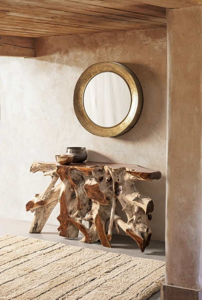 Alfombra Linee Avorio 140x200 de algodón