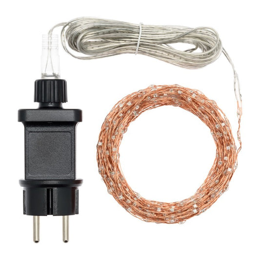 Cadena Multiflash MicroLED RGB 625 (1.6cm) Cable Cobre 10m