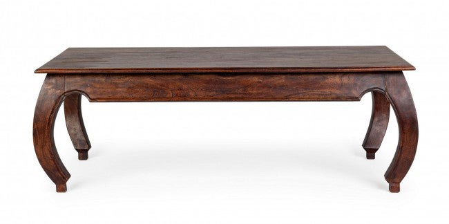 Mesa de centro Jaipur Opium en madera estilo fusión 130x70 cm