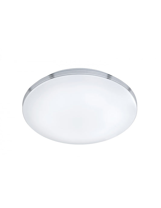 Lámpara de techo LED regulable IP44 Apart blanco Ø35 cm Trio Lighting