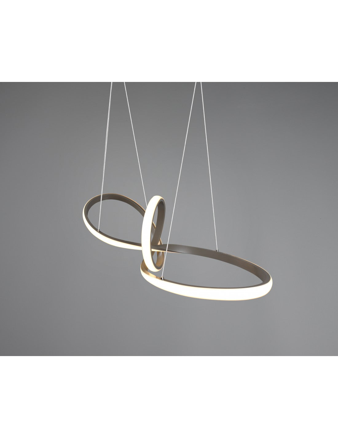 Sansa Colgante Led 28w Regulable Níquel L80 cm Trio Lighting